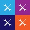 screwdriver spanner premium quality icon. Elements of constraction icon. Signs and symbols collection icon for websites, web