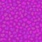 Scribble hearts on violet background