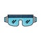 Scribble snowboard protective glasses