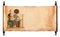 Scroll with Egyptian papyrus