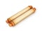 Scroll. long sheet of rewindable material for storage in a roll. 3d