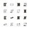 Scrolls and Papers - Flat Vector Icons
