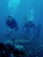 scuba divers on Saint cristopher wreck philippines