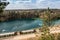 Scuba divers training center in Park Grodek in Jaworzno, Poland