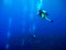 Scuba diving in Caribbean Sea