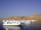 Scuba diving tour boats anchored at Red Sea