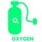 scuba oxygen tank icon flat style vector
