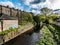 Scudding Clouds over Water of Leith, Early Spring, Edinburgh, Scotland