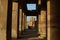 Sculpted columns of Karnak Temple, Luxor, Egypt