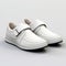 Sculpted White Sneakers With Buckles - Physically Based Rendering Style