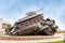 The sculptural composition Tank battle at Prokhorovka - Taran. Russia