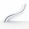 Sculptural Expression: Graceful Balance Of A White Curved Ledge