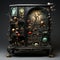 Sculptural Surrealism: Haunting Houses In A Dark Cabinet