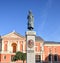 Sculpture `Ann from Tharau`, monument to Simon Dach at Drama Theatre, Klaipeda, Lithuania