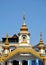 Sculpture Arch and Temple Thailand