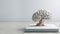 A sculpture of a brain. A healthy and strong brain. Generative AI