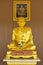 Sculpture buddha statue gold color full body sit model