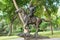 Sculpture cavalryman