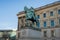 Sculpture of Charles William Ferdinand, Duke of Brunswick-Wolfenbuttel in front of Brunswick Palace - Braunschweig, Germany