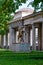 Sculpture in Colonnade courtyard on territory of famous Museum Island, Berlin, Germany