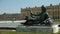 Sculpture and fountain at Versailles. France