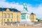 Sculpture of Frederik V on Horseback in Amalienborg Square in Copenhagen, Denmark