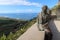 Sculpture of the German naturalist Alexander Von Humboldt at the Humboldt viewpoint with the Atlantic Ocean in the background