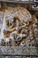 Sculpture of Goddess Sarswati dancing, Hoysaleshwara temple, Halebidu, Karnataka. view from West.