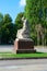 Sculpture Grieving Mother in Treptow Park, Berlin, Germany