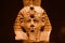 Sculpture of head of egyptian king Amenhotep III