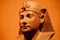 Sculpture of head of egyptian king Amenhotep III