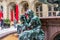 Sculpture of Hygieia Fountain in the courtyard of City hall of Hamburg, Germany