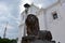 Sculpture of a lion at the Cathedral of Leon, an UNESCO Heritage Centre in Nicaragua