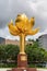 Sculpture Lotus Flower In Full Bloom at Lotus Square in Se in Macau, China