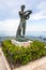 Sculpture Man and the Sea in Giardini Naxos town