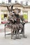 A sculpture of The Minotaur and the Hare in Cheltenham, Gloucestershire, UK