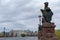 Sculpture on the Moltke Bridge in Berlin