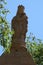 Sculpture of the mother and child in detail from Les Avellanes monastery