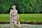 Sculpture of a naked woman in the lake of Schloss Fasanarie park in Fulda, Hessen, Germany