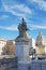 Sculpture in the Piazza Venezia Rome