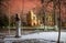 Sculpture of the poet Pushkin  in Belkino Manor