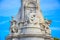 Sculpture of Queen Victoria at Victoria Memorial in front of Buckingham Palace, London, United Kingdom