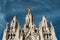 Sculpture of the Sacred Heart of Jesus on the Sagrat Cor church in Tibidabo mountain