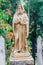 Sculpture of saint Benedict at the grounds of Adisham Monastery near Haputale, Sri Lan