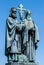 Sculpture of Saints Cyril and Methodius on Radhost