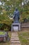 The sculpture of Shinran Shonin the founder of the Jodo Shinshu Buddhist tradition. Kyoto. Japan