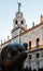 Sculpture and Town Hall Palazzo Moroni in Padua