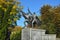 Sculpture Victory. Memorial to 1200 guards, Kaliningrad, Russia