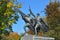 Sculpture Victory. Memorial to 1200 guards, Kaliningrad, Russia