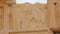 Sculptured decoration of metope detail on Parthenon frieze, ancient temple